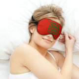 Custom Orange Red Emerald Green Sleep Mask