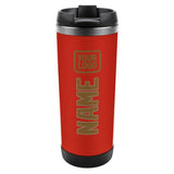 Custom Orange Red Khaki Stainless Steel Water Cup