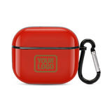 Custom Orange Red Khaki AirPods Case (3rd Generation)