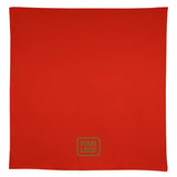 Custom Orange Red Light Khaki Square Table Cloth