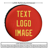 Custom Orange Red Light Yellow Truck Tires