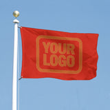 Custom Orange Red Orange Flag