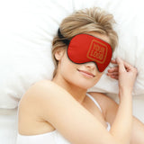 Custom Orange Red Orange Sleep Mask