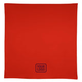 Custom Orange Red Copper Rose Square Table Cloth