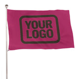 Custom Pink Brown Flag
