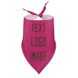 Custom Pink Brown Pet Scarf