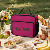 Custom Pink Brown Lunch Bag