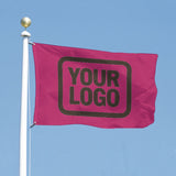 Custom Pink Brown Flag