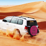 Custom Pink Brown Truck Tires