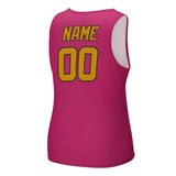 Custom Pink Yellow Men's Tank Top