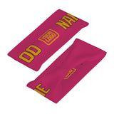 Custom Pink Yellow Sports headband