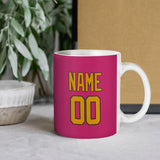 Custom Pink Yellow Mug