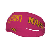 Custom Pink Yellow Sports headband