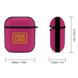 Custom Pink Yellow AirPods Case