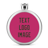 Custom Pink Olive Hip Flask