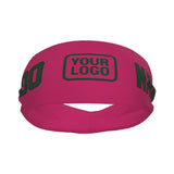 Custom Pink Green Sports headband