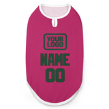 Custom Pink Green Pet Vest
