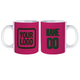 Custom Pink Green Mug