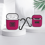 Custom Pink Green AirPods Case