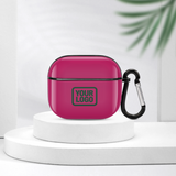 Custom Pink Green AirPods Case (3rd Generation)