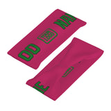 Custom Pink Emerald Green Sports headband
