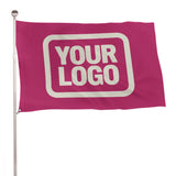 Custom Pink Cream Flag
