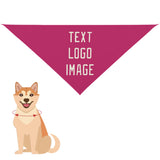 Custom Pink Cream Pet Scarf