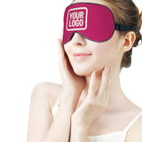 Custom Pink Cream Sleep Mask