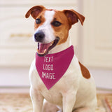 Custom Pink Cream Pet Scarf