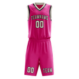 Custom Pink Cream Basketball Set