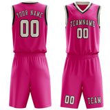 Custom Pink Cream Basketball Set