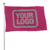Custom Pink Gray Flag