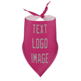 Custom Pink Gray Pet Scarf