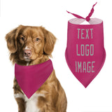 Custom Pink Gray Pet Scarf