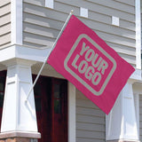 Custom Pink Gray Flag