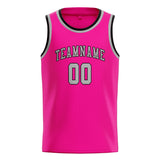 Custom Pink & Gray Colors Design Sports Basketball Jersey