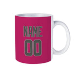Custom Pink Dark Grey Mug