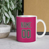 Custom Pink Dark Grey Mug