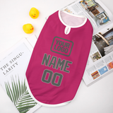 Custom Pink Dark Grey Pet Vest