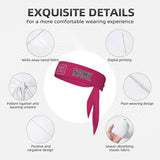 Custom Pink Dark Grey Headband