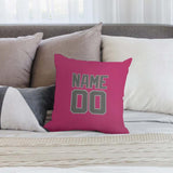 Custom Pink Dark Grey Pillowcase