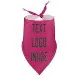 Custom Pink Green Pet Scarf