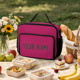 Custom Pink Green Lunch Bag