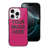 Custom Pink Dark Green Phone Case