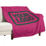 Custom Pink Green Blanket