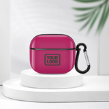 Custom Pink Dark Green AirPods Case (3rd Generation)