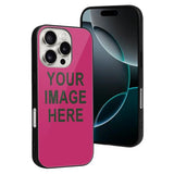 Custom Pink Dark Green Phone Case