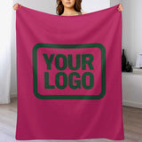 Custom Pink Green Blanket