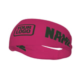 Custom Pink Dark Green Sports headband
