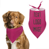 Custom Pink Dark Green Pet Scarf